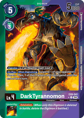 EX8-041 DarkTyrannomon (Foil)