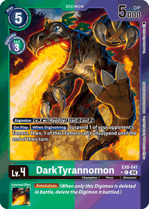 EX8-041 DarkTyrannomon (Foil)