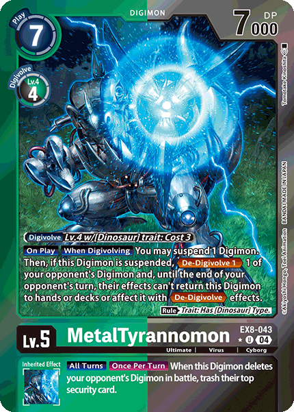 EX8-043 MetalTyrannomon (Foil)