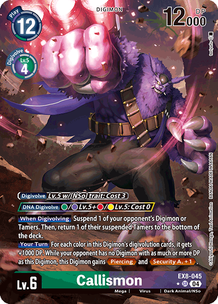 EX8-045 Callismon Alternative Art