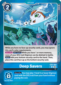 EX8-068 Deep Savers (Foil)