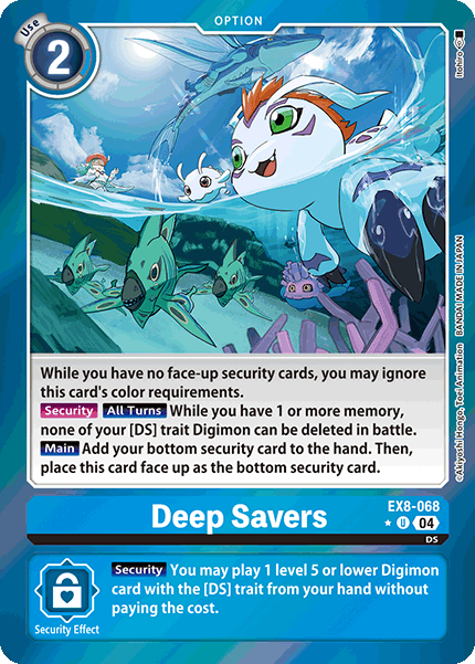 EX8-068 Deep Savers (Foil)