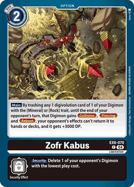 EX8-070 Zofr Kabus