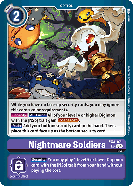 EX8-071 Nightmare Soldiers