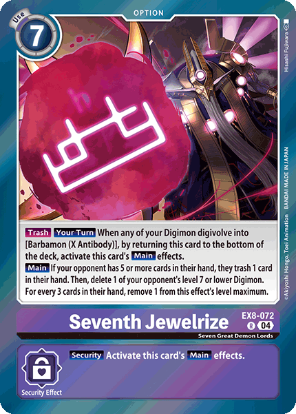 EX8-072 Seventh Jewelrize