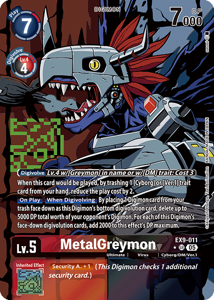 EX9-011 MetalGreymon Alternative Art