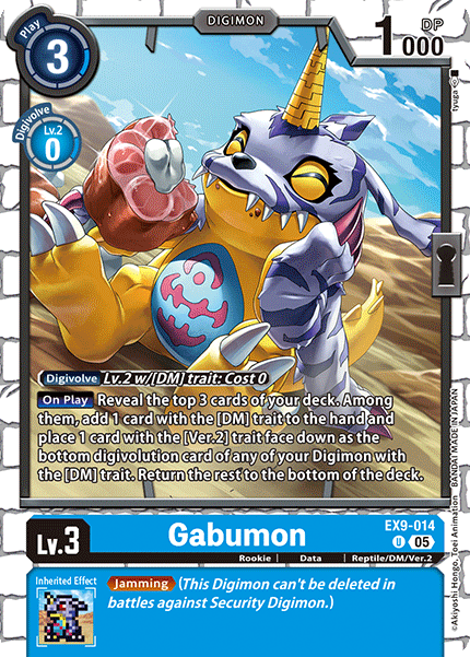 EX9-014 Gabumon