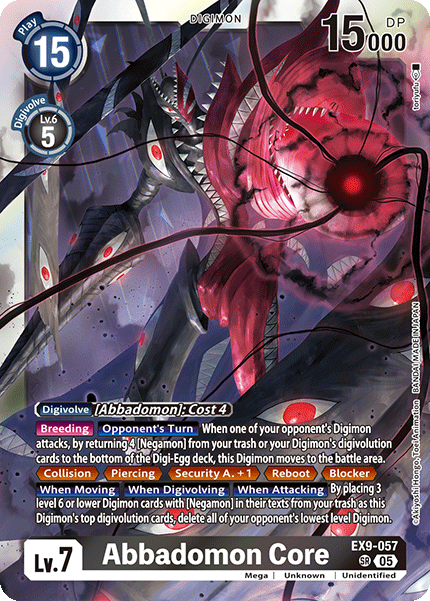 EX9-057 Abbadomon Core