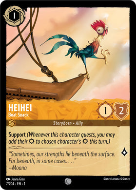 7/204 Heihei, Boat Snack (Foil)