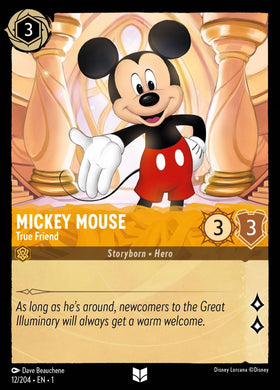 12/204 Mickey Mouse, True Friend
