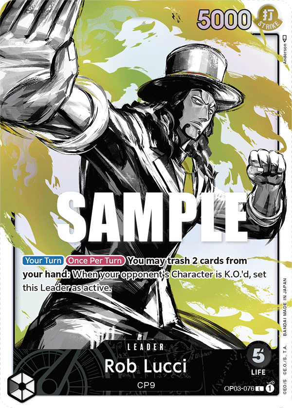 OP03-076 Rob Lucci Alternative Art