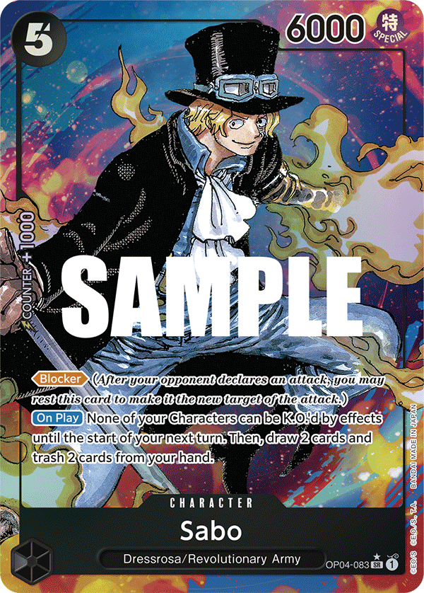 OP04-083 Sabo Alternative Art