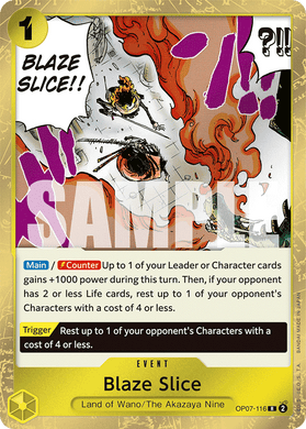 OP07-116 Blaze Slice