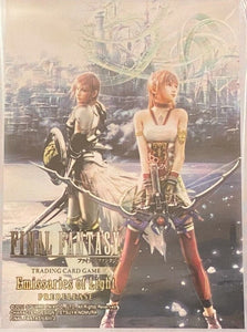 Lightning and Serah - Opus XVI Pre-Release Sleeves