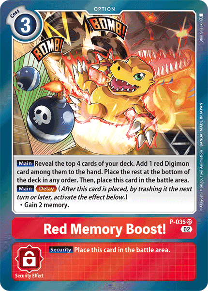 P-035 Red Memory Boost! (RB01)