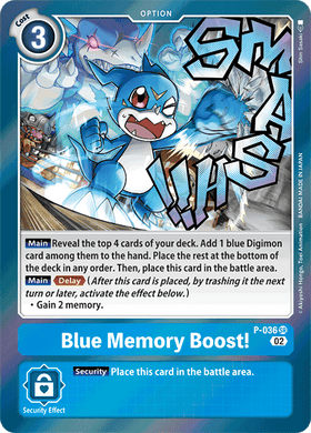 P-036 Blue Memory Boost! (RB01)