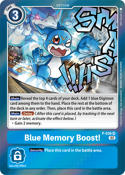 P-036 Blue Memory Boost! (RB01)