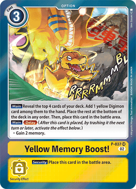 P-037 Yellow Memory Boost! (RB01)