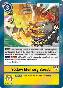 P-037 Yellow Memory Boost! (RB01)