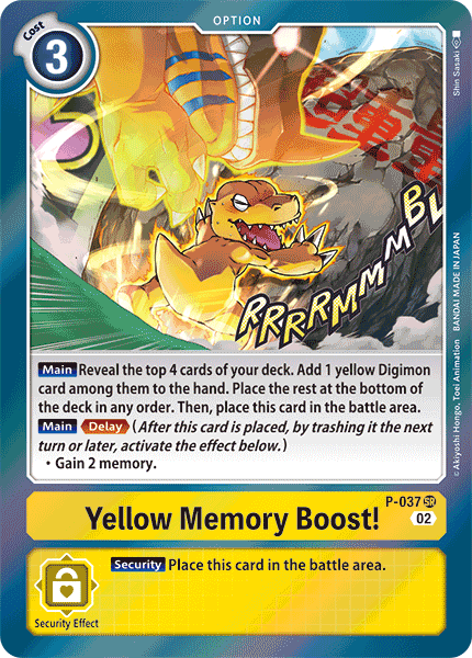 P-037 Yellow Memory Boost! (RB01)