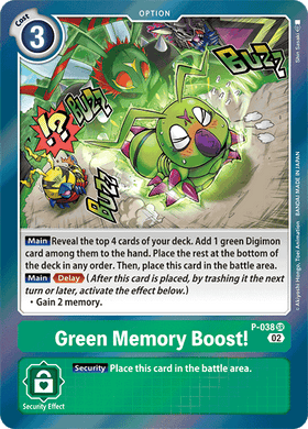 P-038 Green Memory Boost! (RB01)