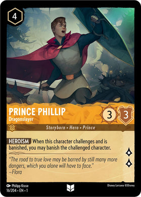 16/204 Prince Phillip, Dragonslayer (Foil)