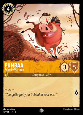 17/204 Pumbaa, Friendly Warthog