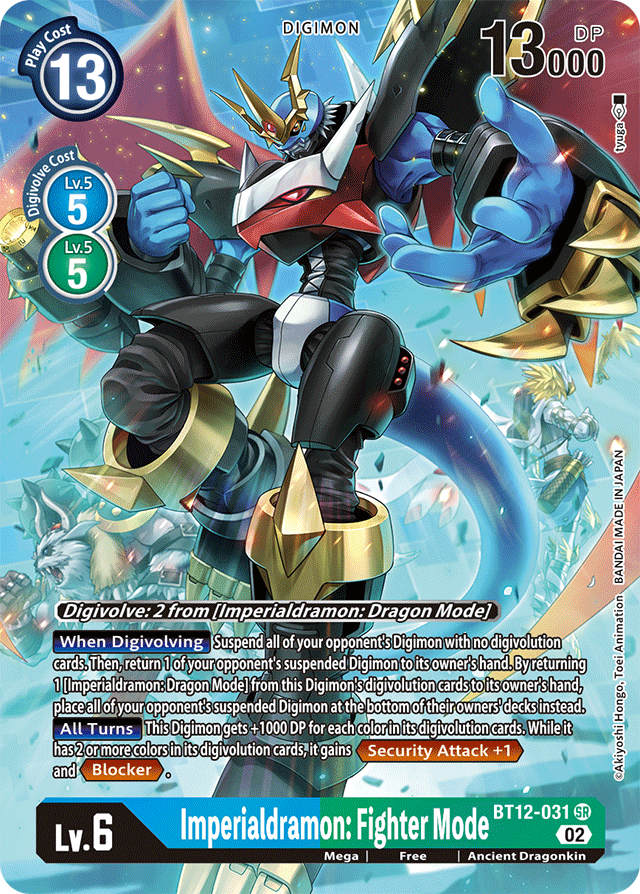 BT12-031 Imperialdramon: Fighter Mode Alternative Art