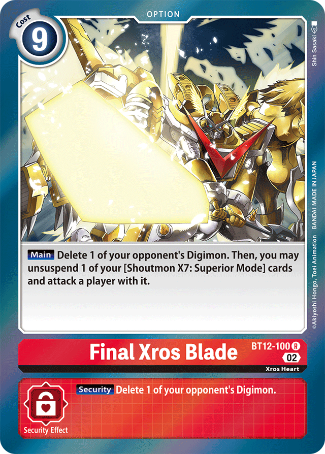 BT12-100 Final Xros Blade