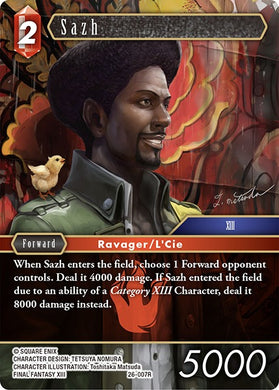 26-007R Sazh (Foil)