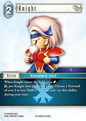 26-036C/15-038C Knight (Foil)