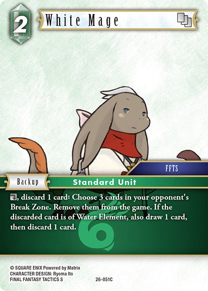 26-051C White Mage (Foil)