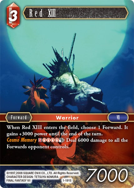 1-191S Red XIII (Foil)