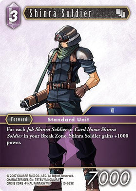 10-093C Shinra Soldier (Foil)