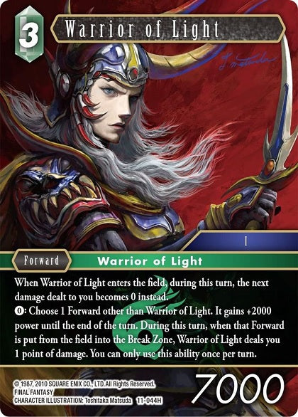 11-044H Warrior of Light (Foil)