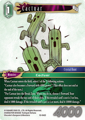 12-042C Cactuar (Foil)