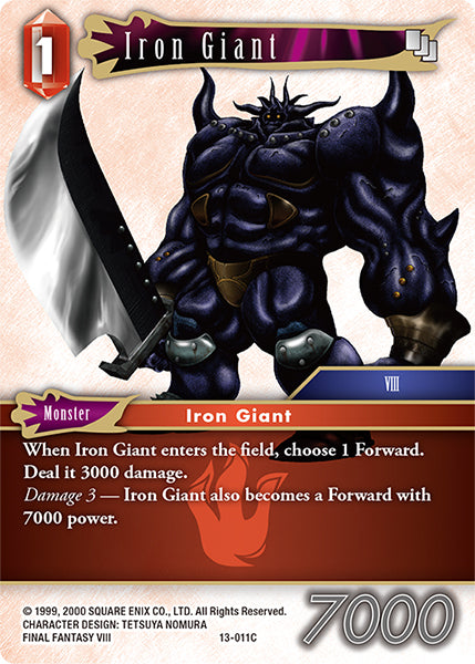 13-011C Iron Giant (Foil)