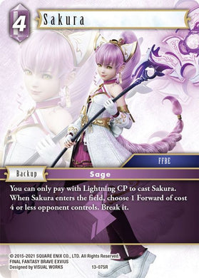 13-075R Sakura (Foil)