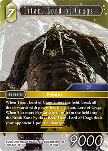 14-062L Titan, Lord of Crags