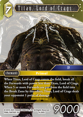 14-062L Titan, Lord of Crags (Foil)