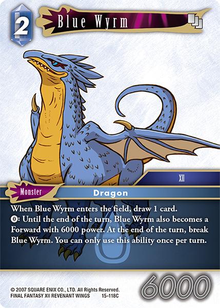 15-118C Blue Wyrm (Foil)