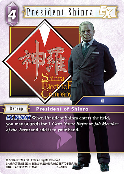 15-136S President Shinra