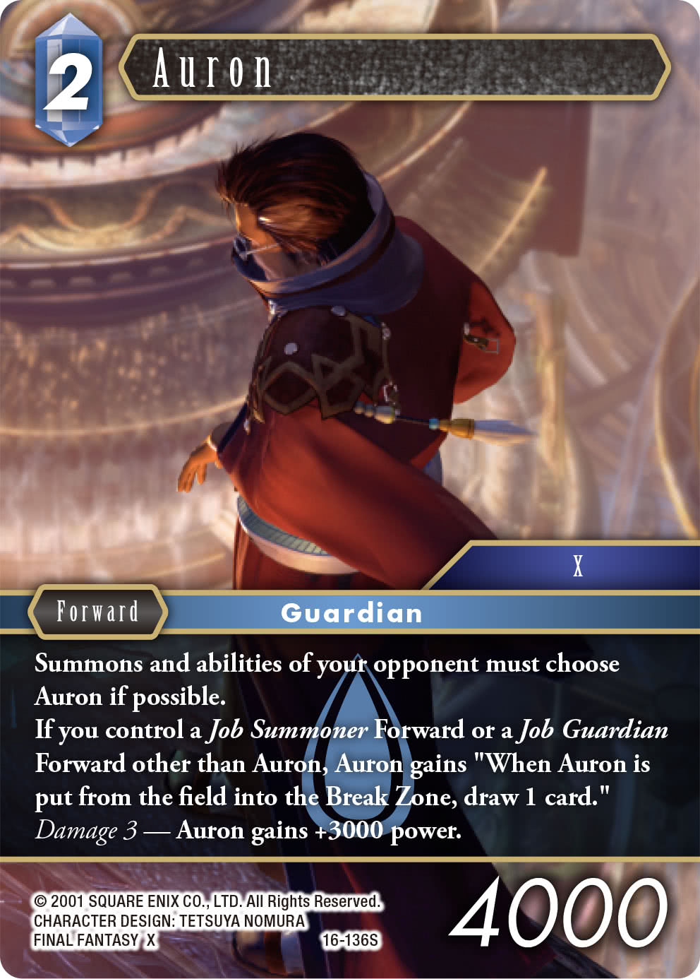 16-136S Auron (Foil)