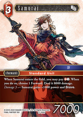 17-008H Samurai (Foil)