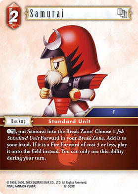 17-009C Samurai (Foil)