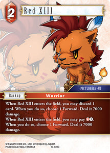 17-021C Red XIII (Foil)