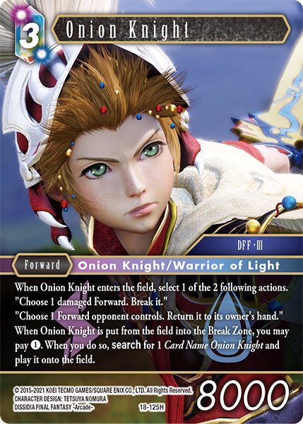 18-125H Onion Knight