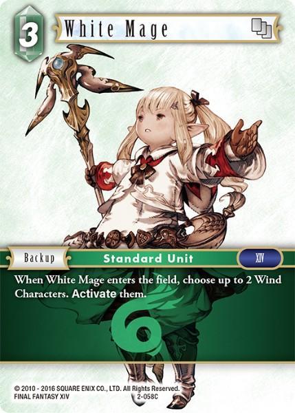 2-058C White Mage (Foil)