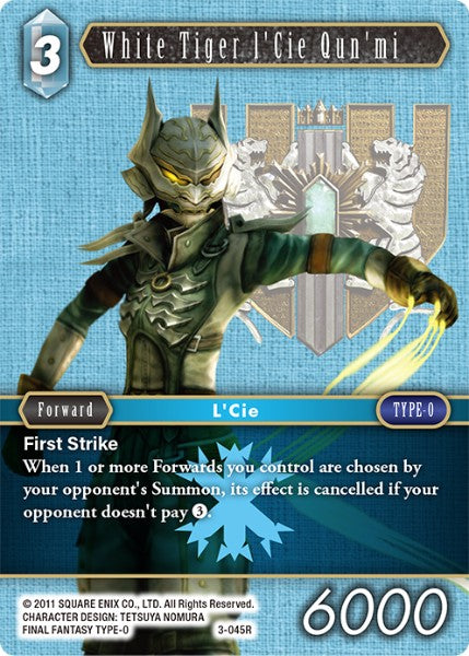 3-045R White Tiger l'Cie Qun'mi