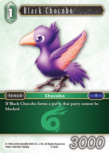 3-054C Black Chocobo (Foil)